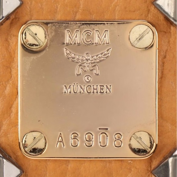 Authentic MCM Retro Dual Stark Backpack in Cognac Visetos Coated Canvas/ Leather - Picture 5 of 7